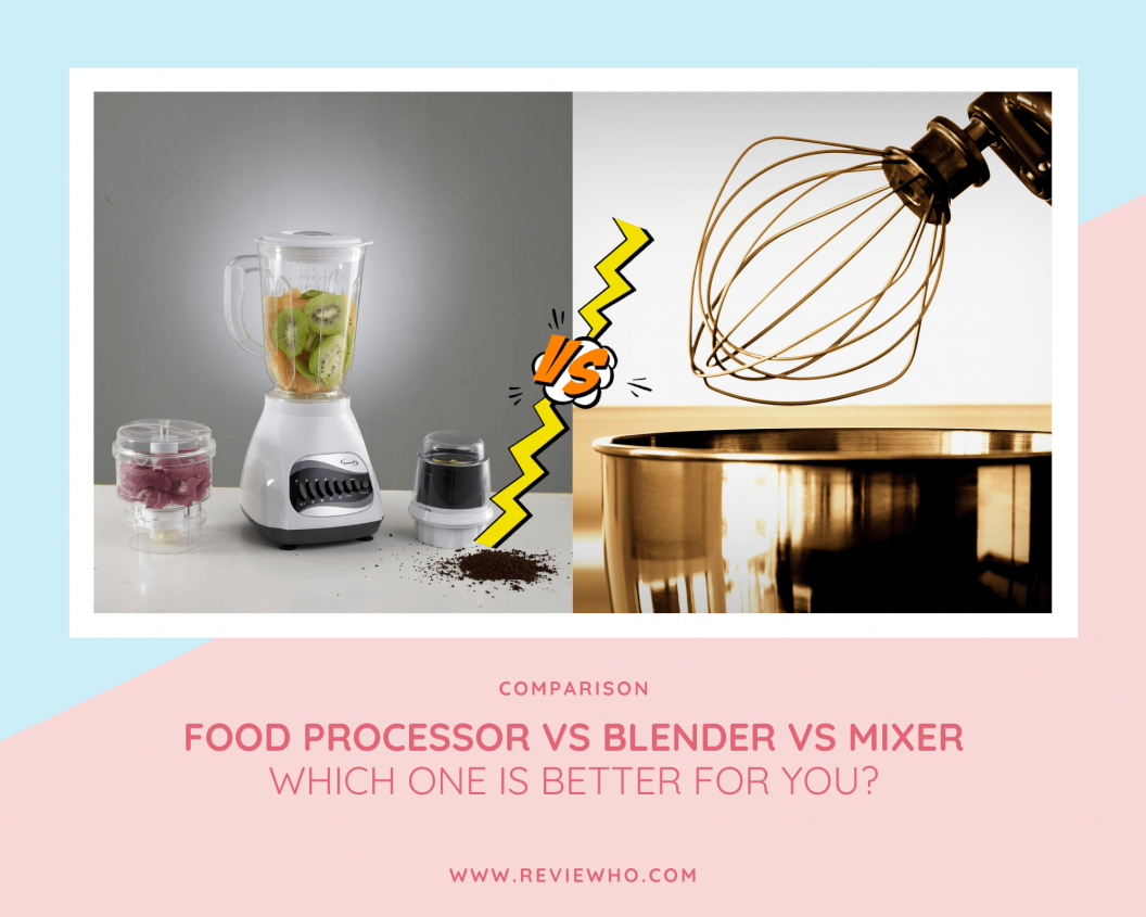 blender vs food processor puree