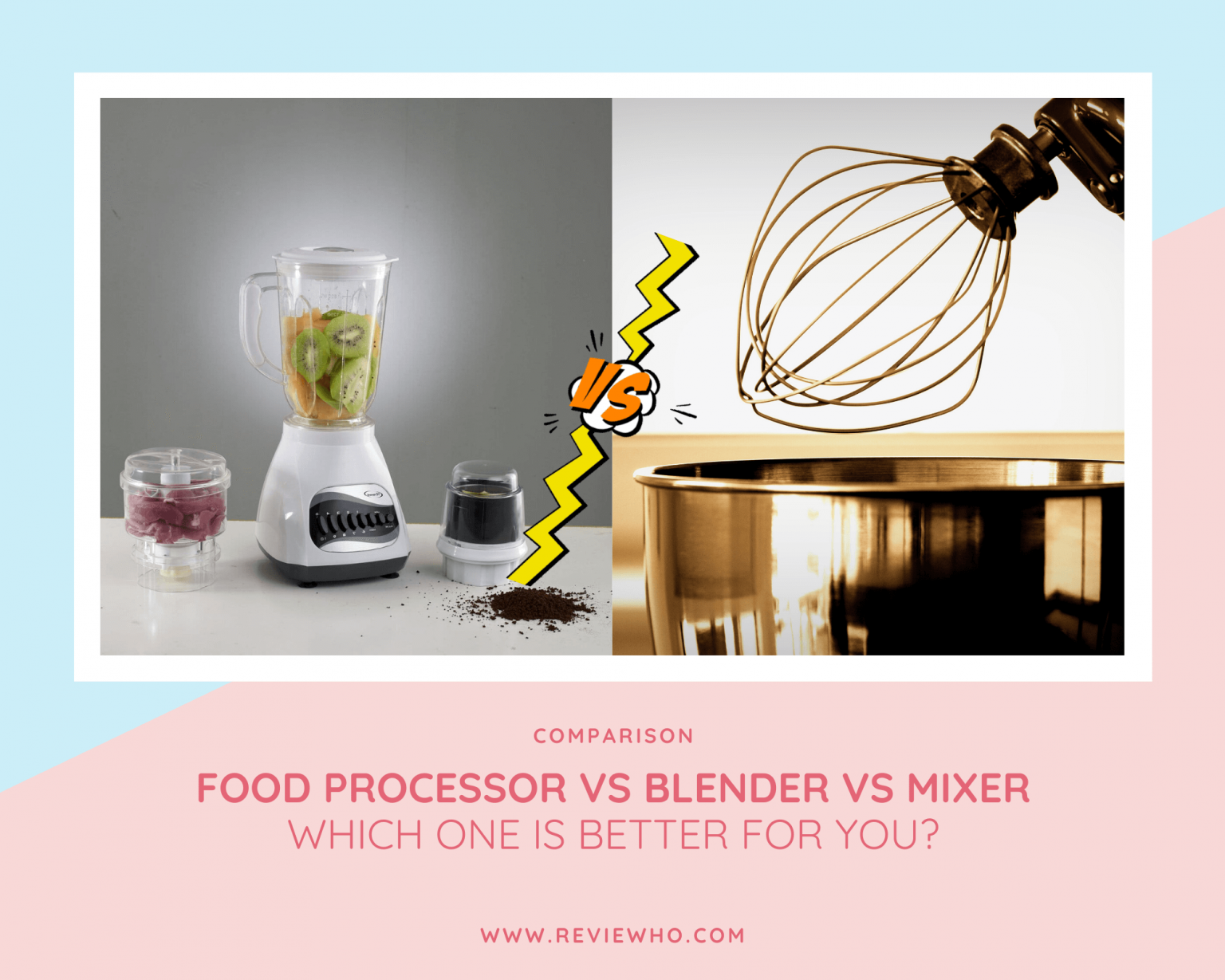 blender vs food processor for puree
