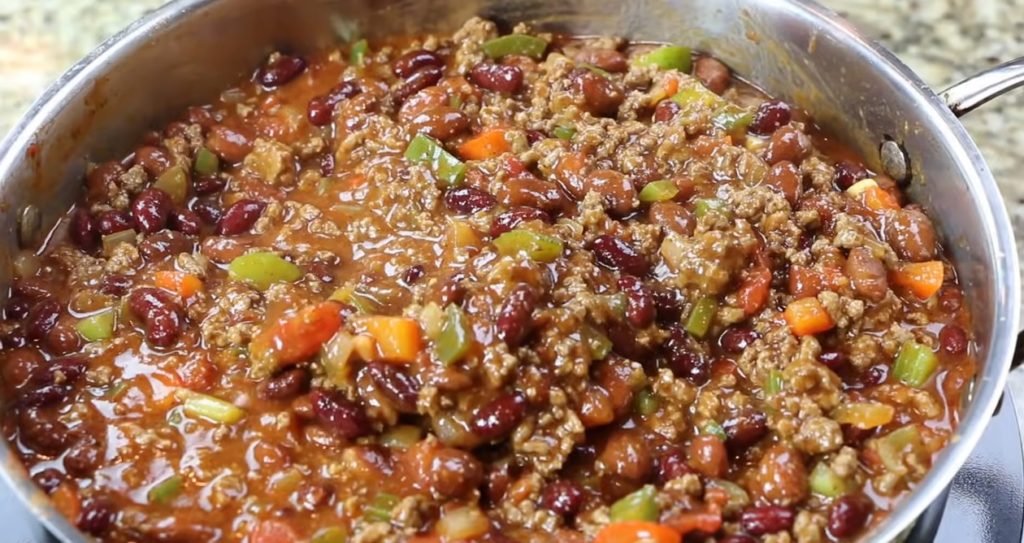 how long should you simmer chili on the stove