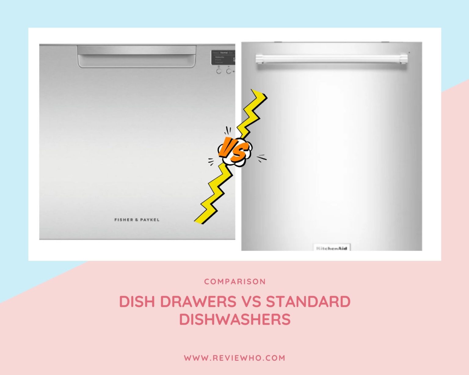 Difference Between Dish Drawers And Standard Dishwashers