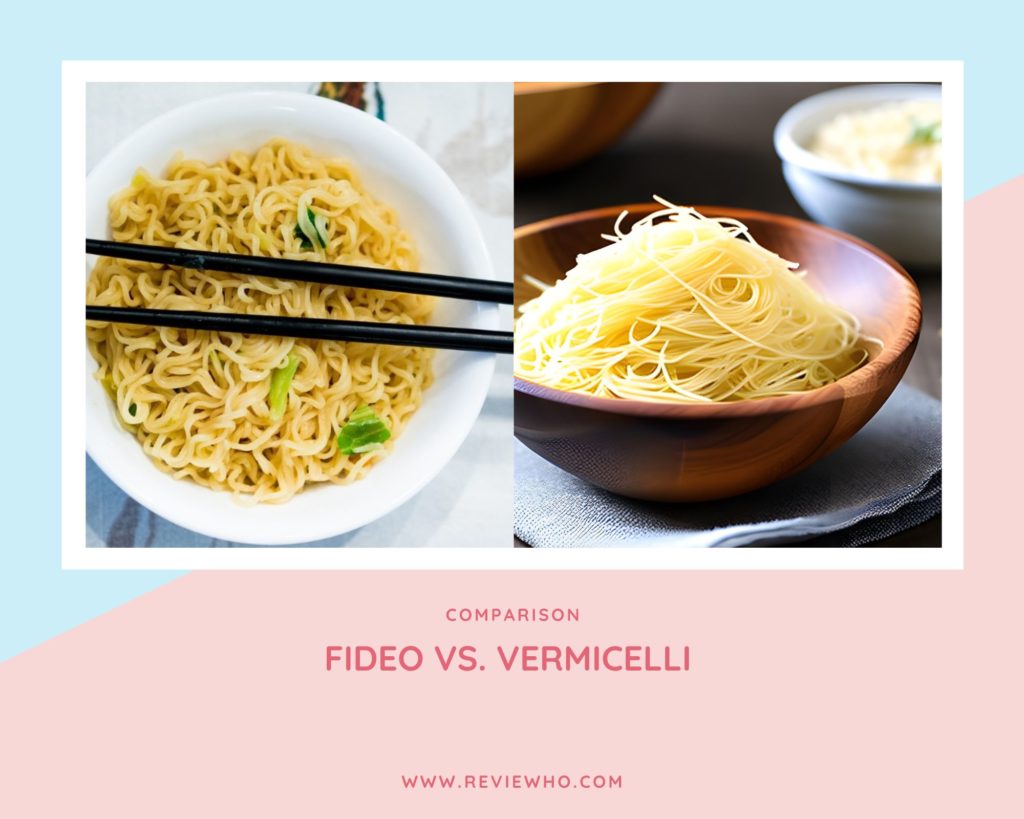 what is the difference between fideo and vermicelli